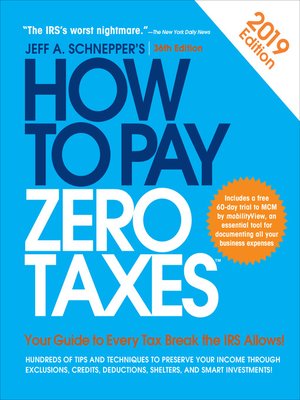 cover image of How to Pay Zero Taxes, 2018